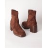 Cuffed Suede Chunky Heel Boots Cuffed Suede Chunky Heel Boots