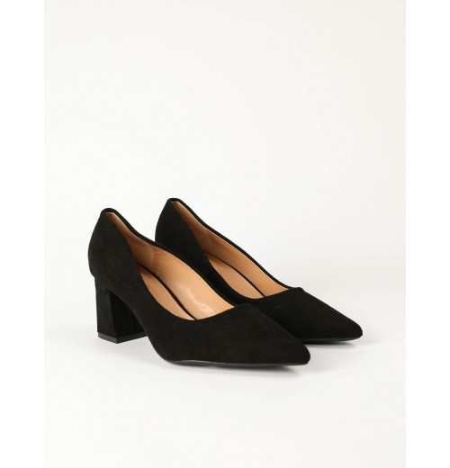 Pointed Suedette Heels Pointed Suedette Heels
