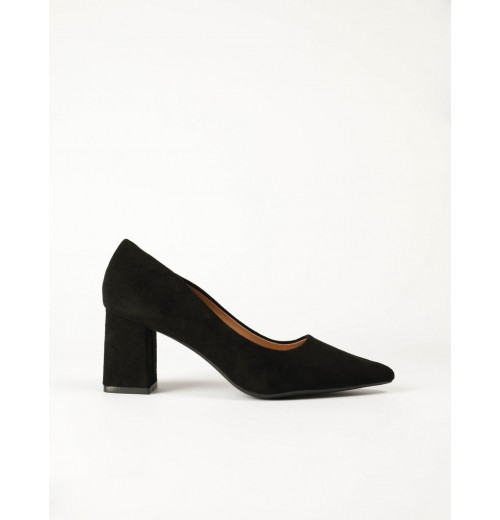 Pointed Suedette Heels Pointed Suedette Heels