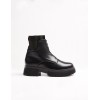 Chunky Sock Detail Zip Up Boots Chunky Sock Detail Zip Up Boots