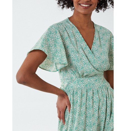 Angel Sleeve Asymmetric Hem Maxi Dress Angel Sleeve Asymmetric Hem Maxi Dress