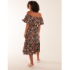 Bardot Ruffle Midi Dress Bardot Ruffle Midi Dress