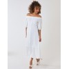 Bardot Button Through Midi Dress Bardot Button Through Midi Dress