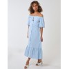 Bardot Button Through Midi Dress Bardot Button Through Midi Dress