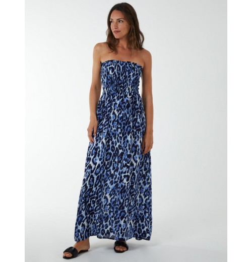 Bandeau Shirred Maxi Dress Bandeau Shirred Maxi Dress