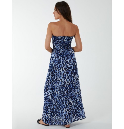 Bandeau Shirred Maxi Dress Bandeau Shirred Maxi Dress