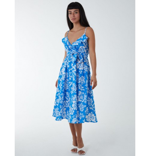 Ruffle Wrap Front Cami Dress Ruffle Wrap Front Cami Dress