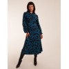 Wrap Neck Fit And Flare Midi Dress Wrap Neck Fit And Flare Midi Dress