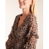 V Neck Frill Sleeve Wrap Midi Dress V Neck Frill Sleeve Wrap Midi Dress