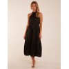 Blouson Halter Neck Dress
