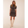 Zig Zag Printed Smock Mini Dress Zig Zag Printed Smock Mini Dress