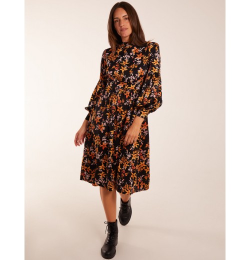 High Neck Long Sleeve Dress High Neck Long Sleeve Dress