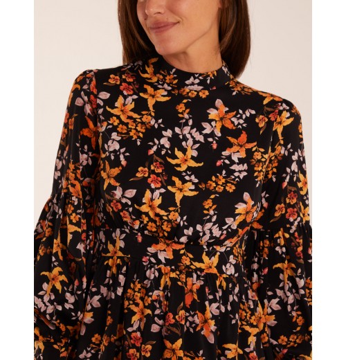 High Neck Long Sleeve Dress High Neck Long Sleeve Dress