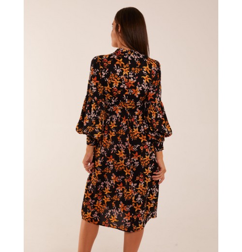 High Neck Long Sleeve Dress High Neck Long Sleeve Dress