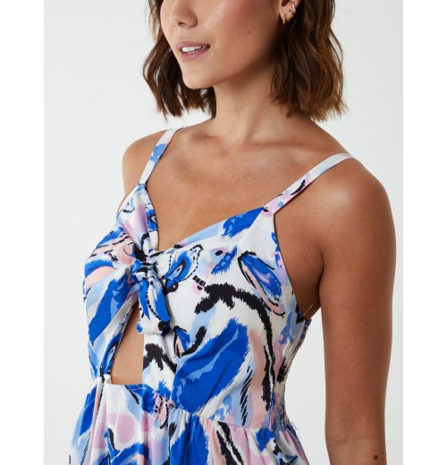Abstract Tie Detail Dress Abstract Tie Detail Dress