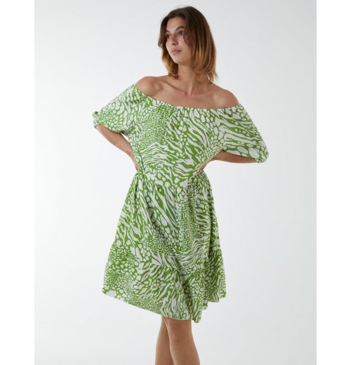 Bardot Leopard Zebra Dress Bardot Leopard Zebra Dress