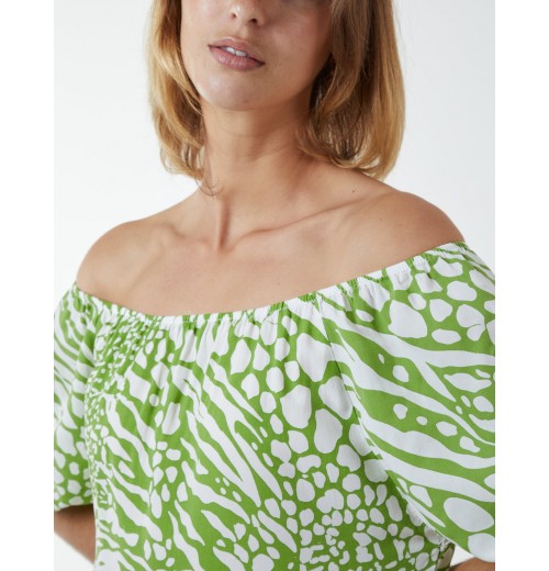 Bardot Leopard Zebra Dress Bardot Leopard Zebra Dress