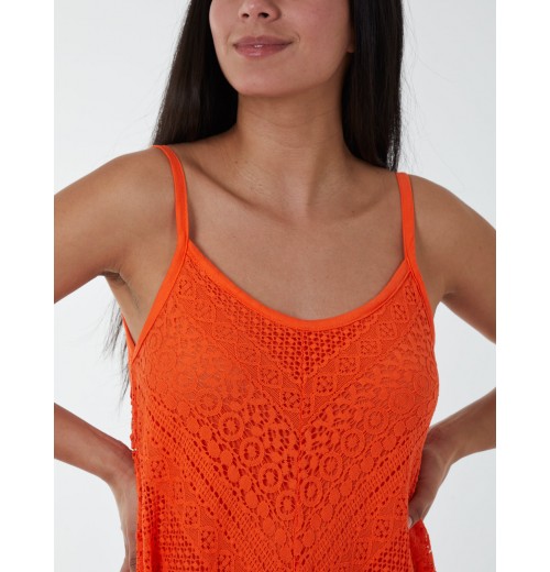 Crochet Strappy Hanky Dress Crochet Strappy Hanky Dress