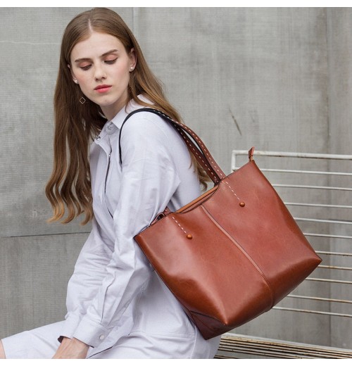 Leather Rectangle Tote Bag Leather Rectangle Tote Bag