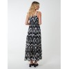 Brushed Print Wrap Dress