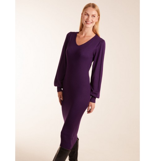 V-Neck Ribbed Bodycon Dress V-Neck Ribbed Bodycon Dress