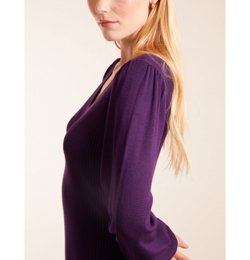 V-Neck Ribbed Bodycon Dress V-Neck Ribbed Bodycon Dress