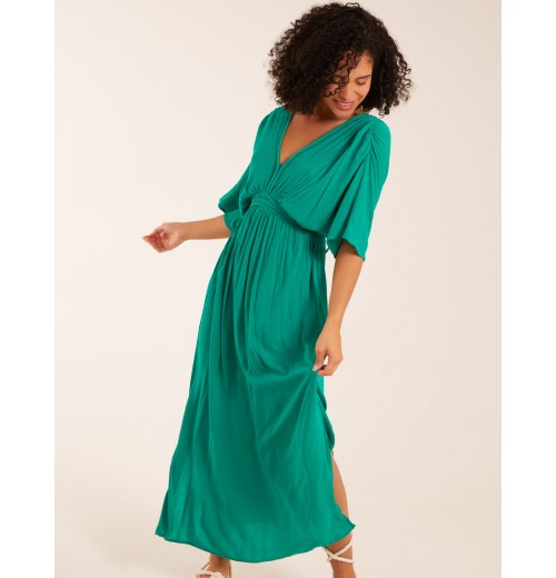 Rope Detail V Neck Maxi Dress