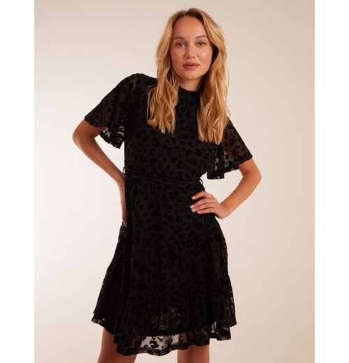Angel Sleeve Velvet Burnout Dress Angel Sleeve Velvet Burnout Dress