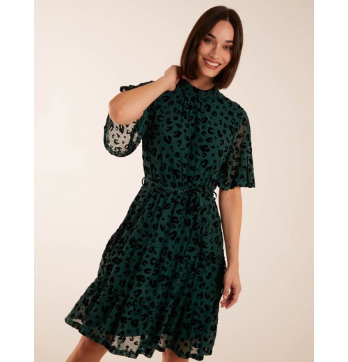 Angel Sleeve Velvet Burnout Dress Angel Sleeve Velvet Burnout Dress