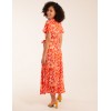 Abstract Animal Print Wrap Maxi Dress Abstract Animal Print Wrap Maxi Dress